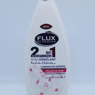 SHAMPO FLUX 2/1 PETRLES DE ROSE 425 ML