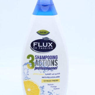 SHAMPO FLUX 3 ACTIONS CIITRUS FRESH 425 ML