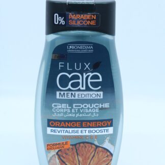 GEL DOUCHE FLUX CARE MEN ORONGE ENERGY 265 ML