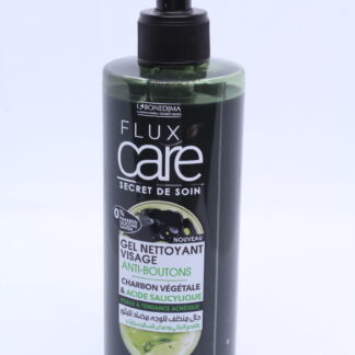GEL NETTOYANT FLUX CARE CHARBON VEGETALE 390 ML