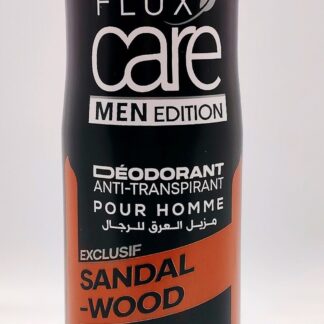 DEO FLUX CARE MEN SANDAL WOOD 250 ML