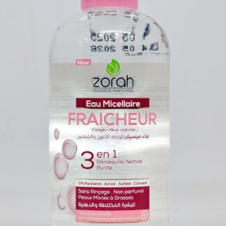 EAU MICELLAIRE ZORA FRAICHEUR 400 ML