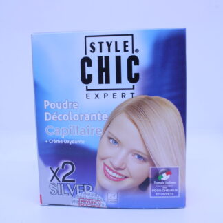 POUDER DECOLORANTE CAPILLAIRE +CREM OXYDANT  X2 SILVER 30 G